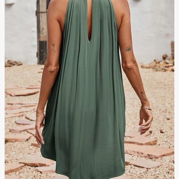 Kirundo olive i green dress - Picture 6 of 10